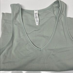 Athleta Light Green Ribbed Camisole